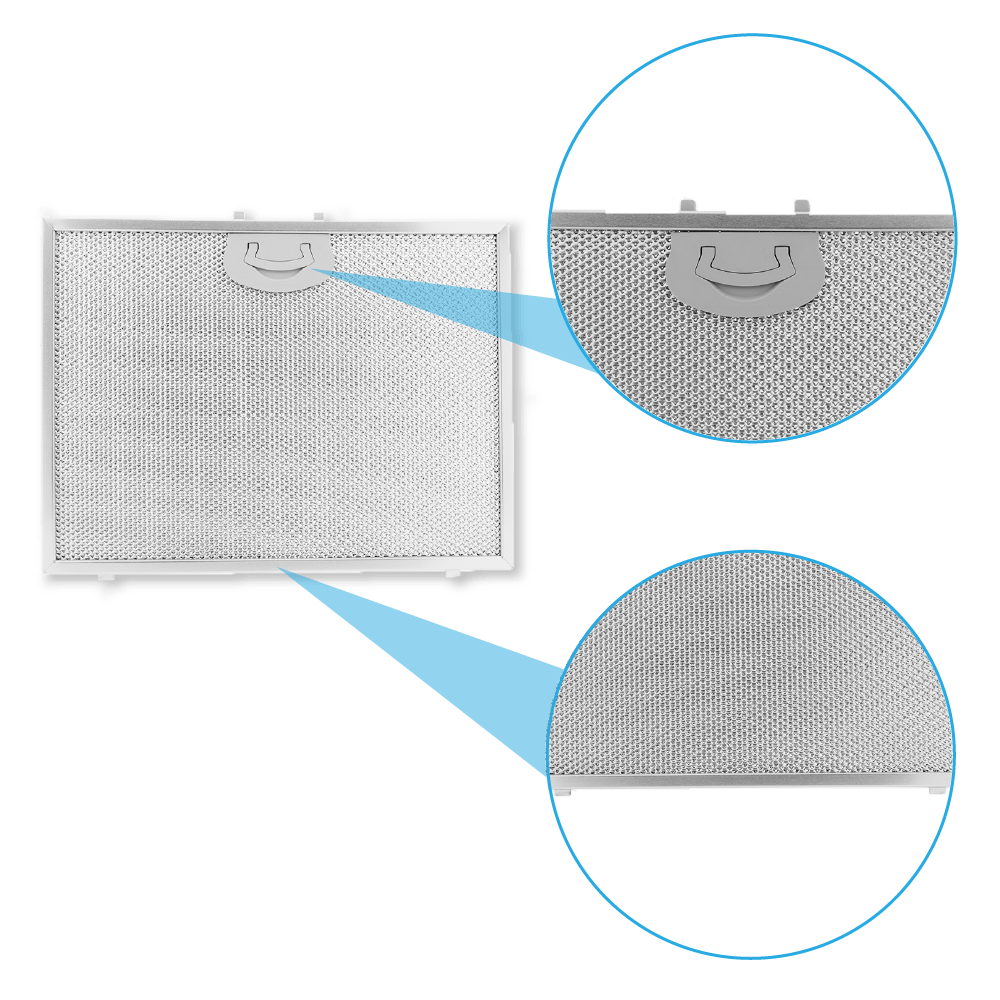 Metaalfilter 300x225mm geschikt voor Airone ACFMAA9X30X22MC000