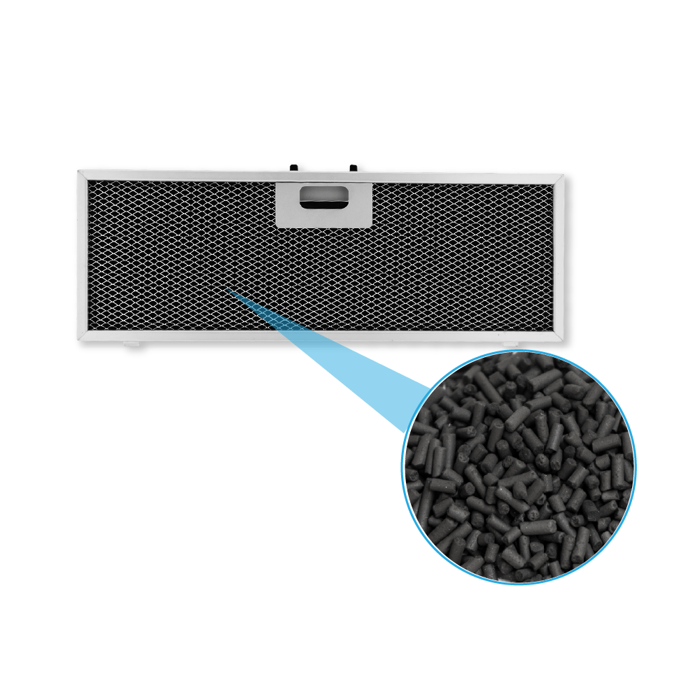 Longlife Koolstoffilter geschikt voor AEG OdourClean Plus MCFB86PL / 9029865830