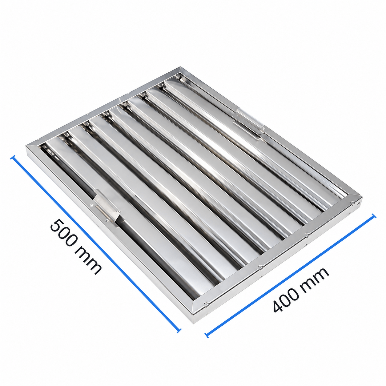 Lamellenfilter 500x400x25mm voor Horeca Afzuigkap