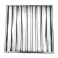 Lamellenfilter 500x400x25mm (Type B) voor Horeca Afzuigkap