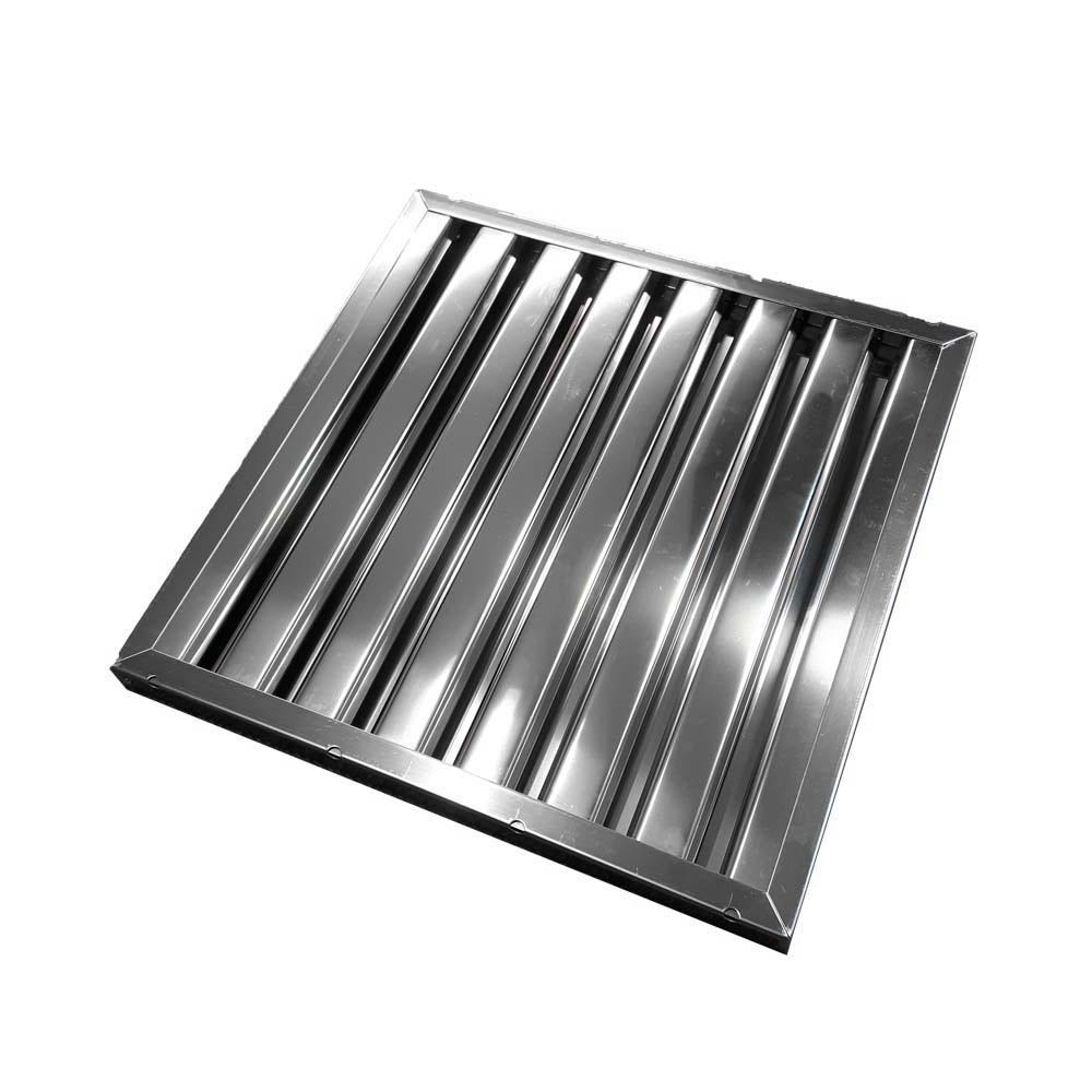 Lamellenfilter 400x400x25mm (Type B) voor Horeca Afzuigkap