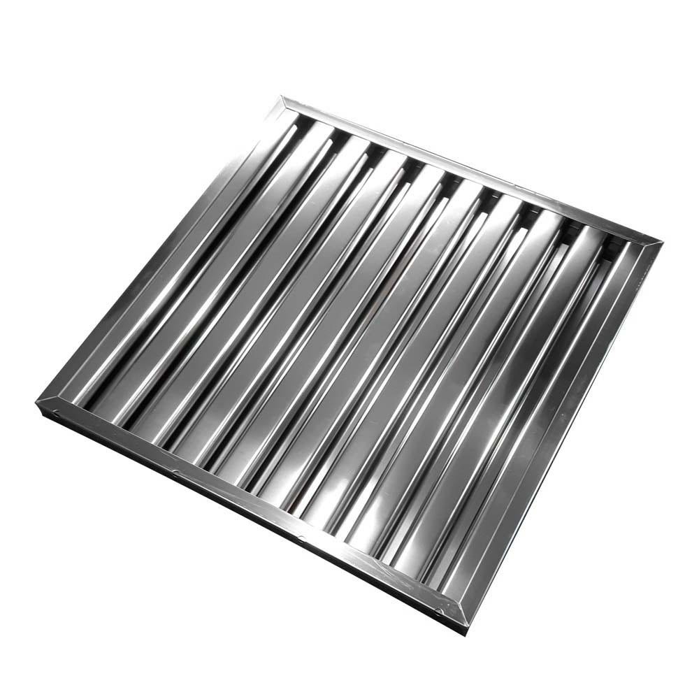 Lamellenfilter 500x500x25mm (Type B) voor Horeca Afzuigkap