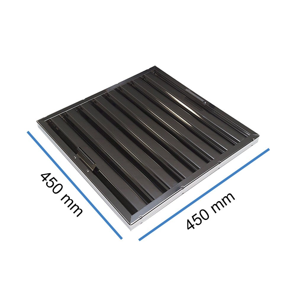 Lamellenfilter 450x450x25mm voor Horeca Afzuigkap