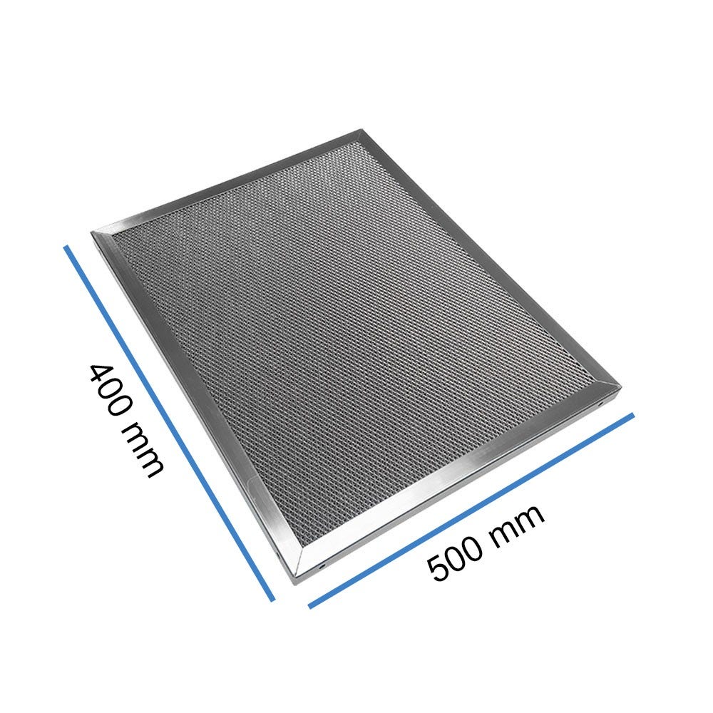 RVS Gaasfilter 400x500x20mm voor Horeca Afzuigkap