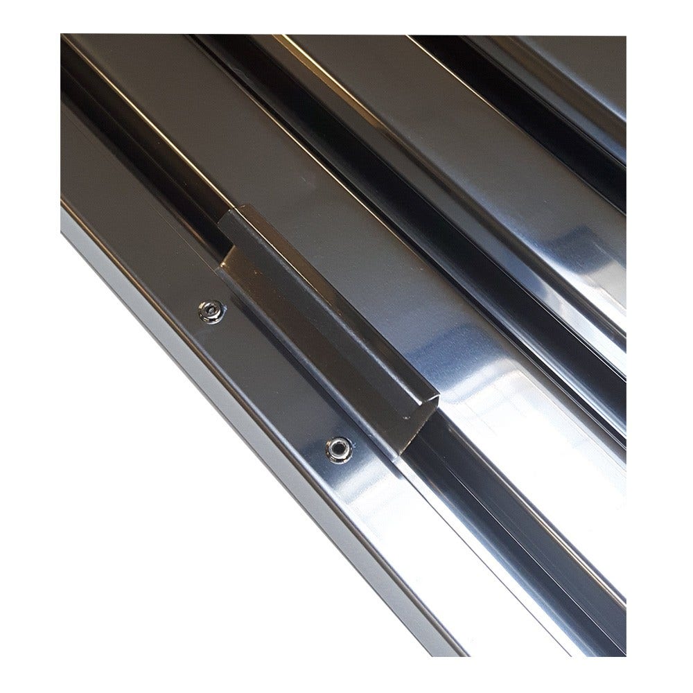 Lamellenfilter Zwart 400x500x25mm voor Horeca Afzuigkap