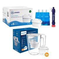 Waterfilter Noodpakket Medium - Preppakket met Water filters voor Noodsituaties Philips / Allspares