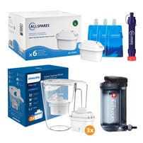 Waterfilter Noodpakket Large - Preppakket met Water filters voor Noodsituaties Philips / Katadyn / Allspares