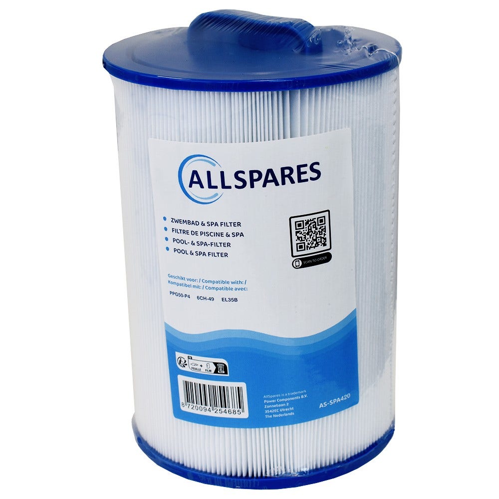Spa Waterfilter geschikt voor Sunrise PPG50-P4 / 6CH-49 / FC-0314