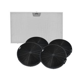 Koolstoffilter (4st.) + Metaalfilter (1st.) geschikt voor Valberg HD60N/HD60X