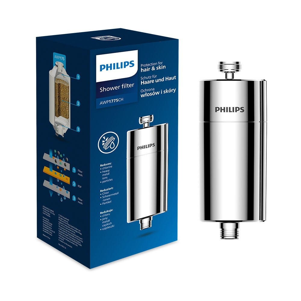 Philips Inline Douchefilter Chroom AWP1775CH