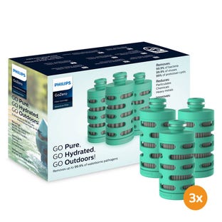 Philips GoZero Adventure Filterpatroon (3st.)