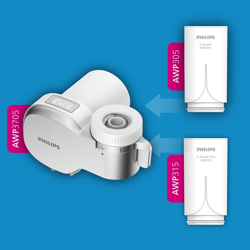 Philips On-Tap Waterfiltersysteem AWP3705P3 + 3 filters