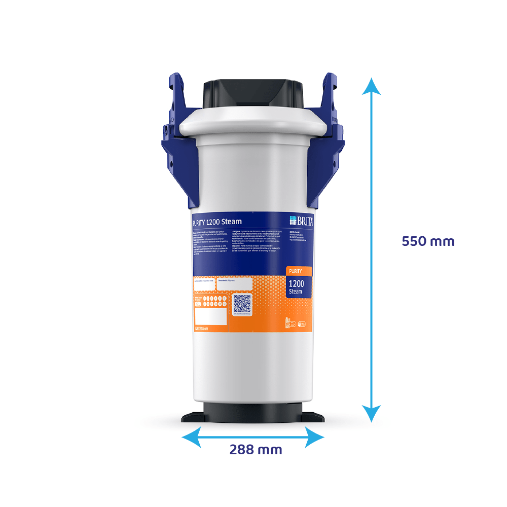 BRITA PURITY Steam 1200 Filtersysteem (zonder MAE)
