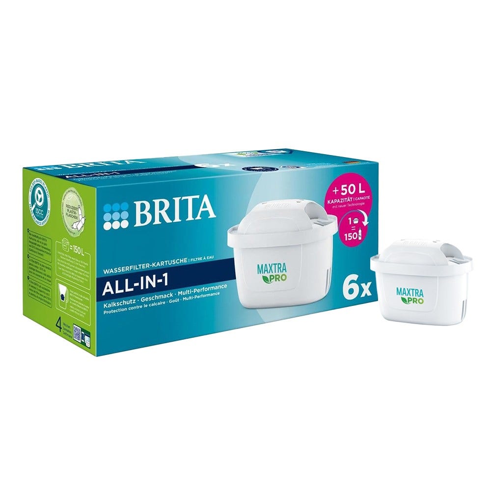 BRITA MAXTRA PRO PURE PERFORMANCE Waterfilter 6-pack (filtert PFAS)