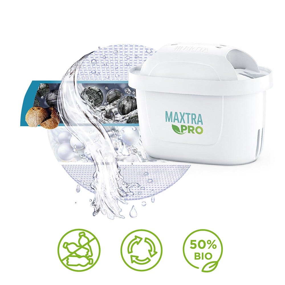 BRITA Marella XL Waterfilterkan 3.5L Blauw + MAXTRA PRO Waterfilter 1051122