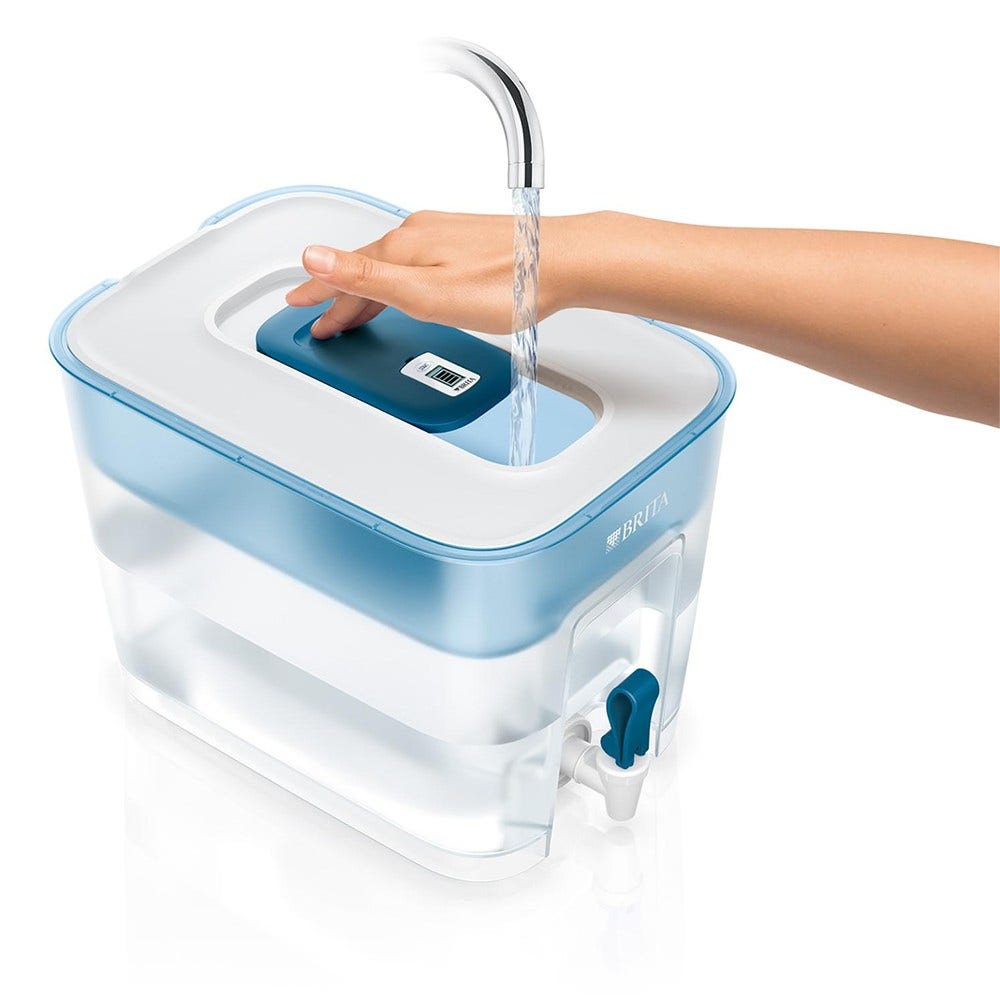 BRITA Waterfilterstation Flow 8.2L + 13 MAXTRA PRO Waterfilters (filtert PFAS)