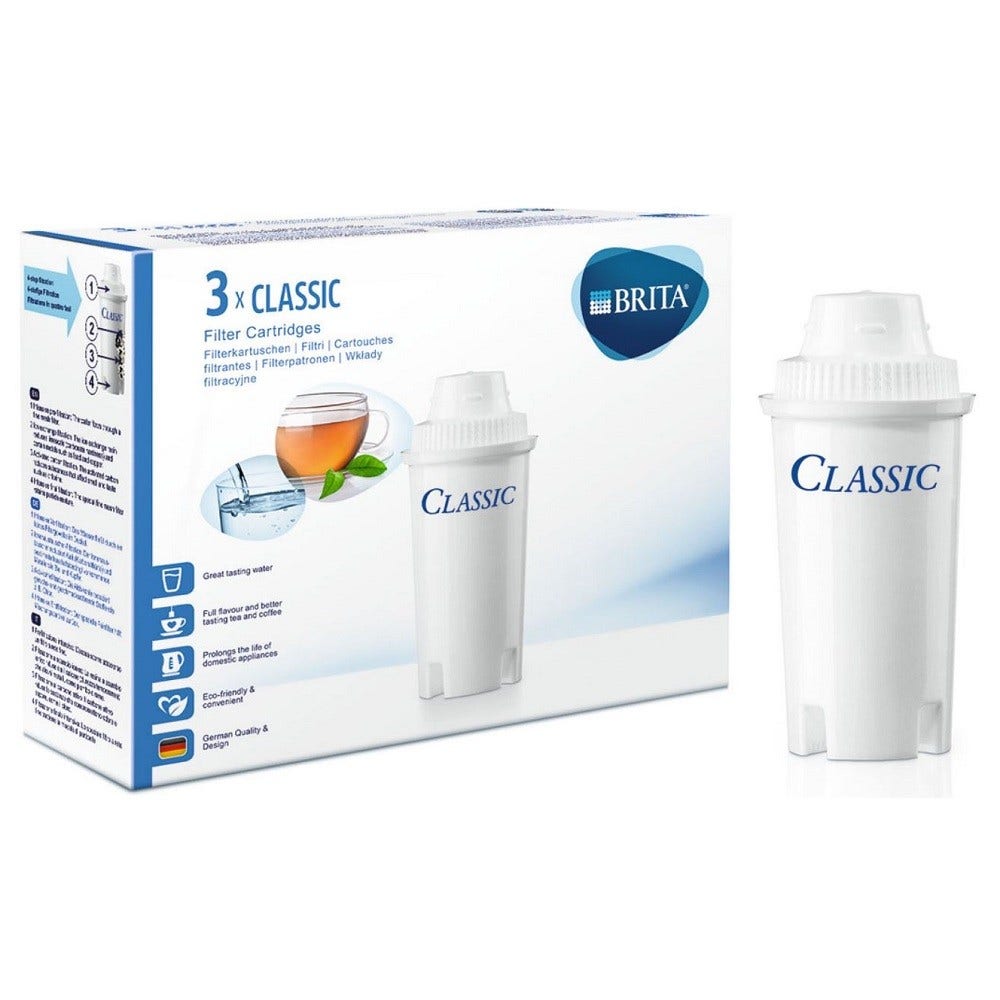 BRITA CLASSIC Waterfilter 3-Pack