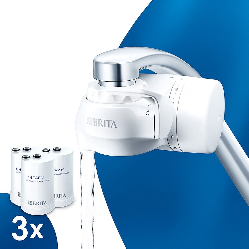 BRITA ON TAP V Waterfiltersysteem >60 micron + 3x Waterfilterpatroon