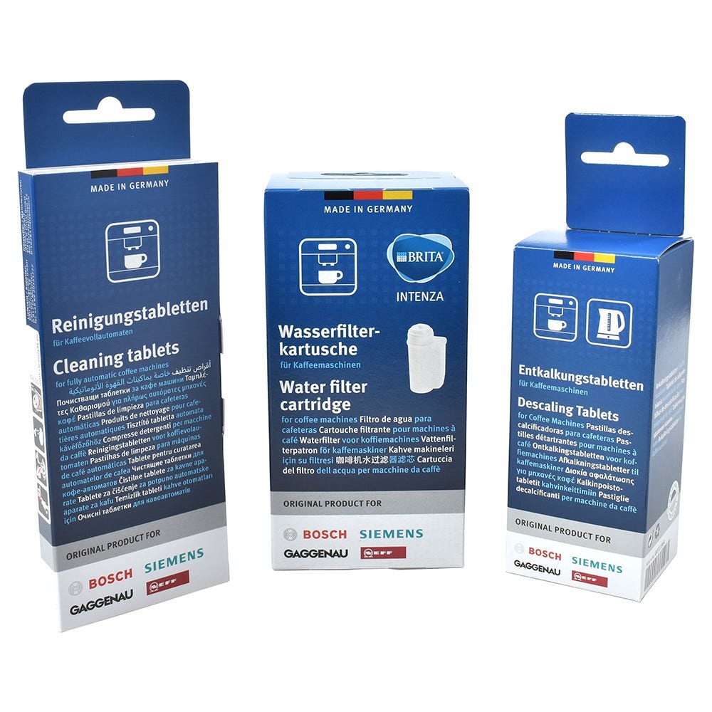 Gaggenau Onderhoudsset Koffiemachine Waterfilter + Reinigingstabletten + Ontkalkingstabletten