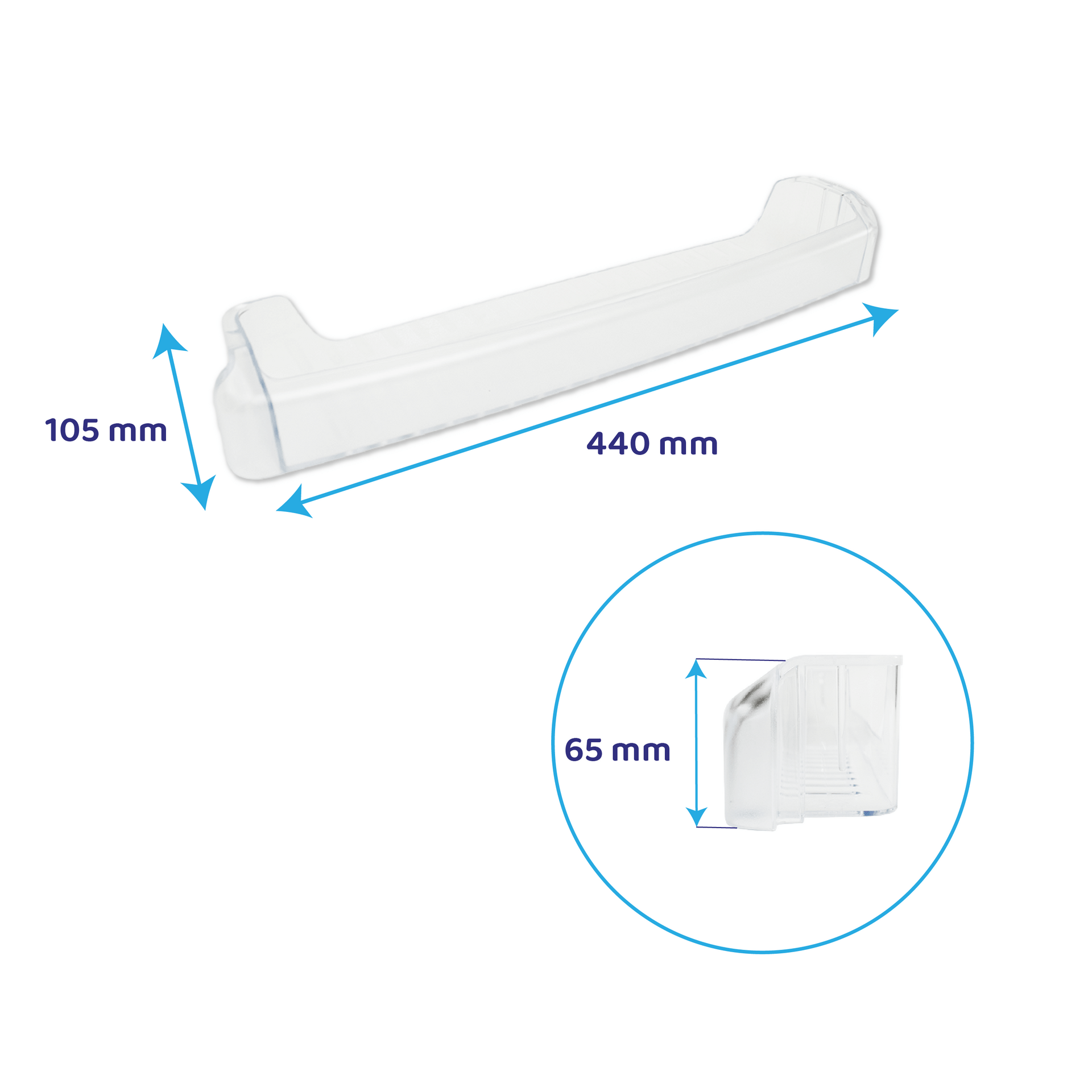 Beko Koelkast Deurbak 490x82mm C00880373