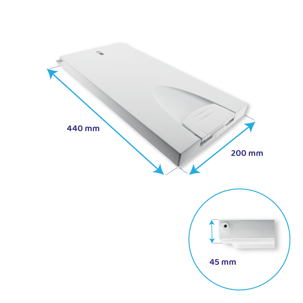 Grundig Vriesvakdeur 440x200mm / C00881952