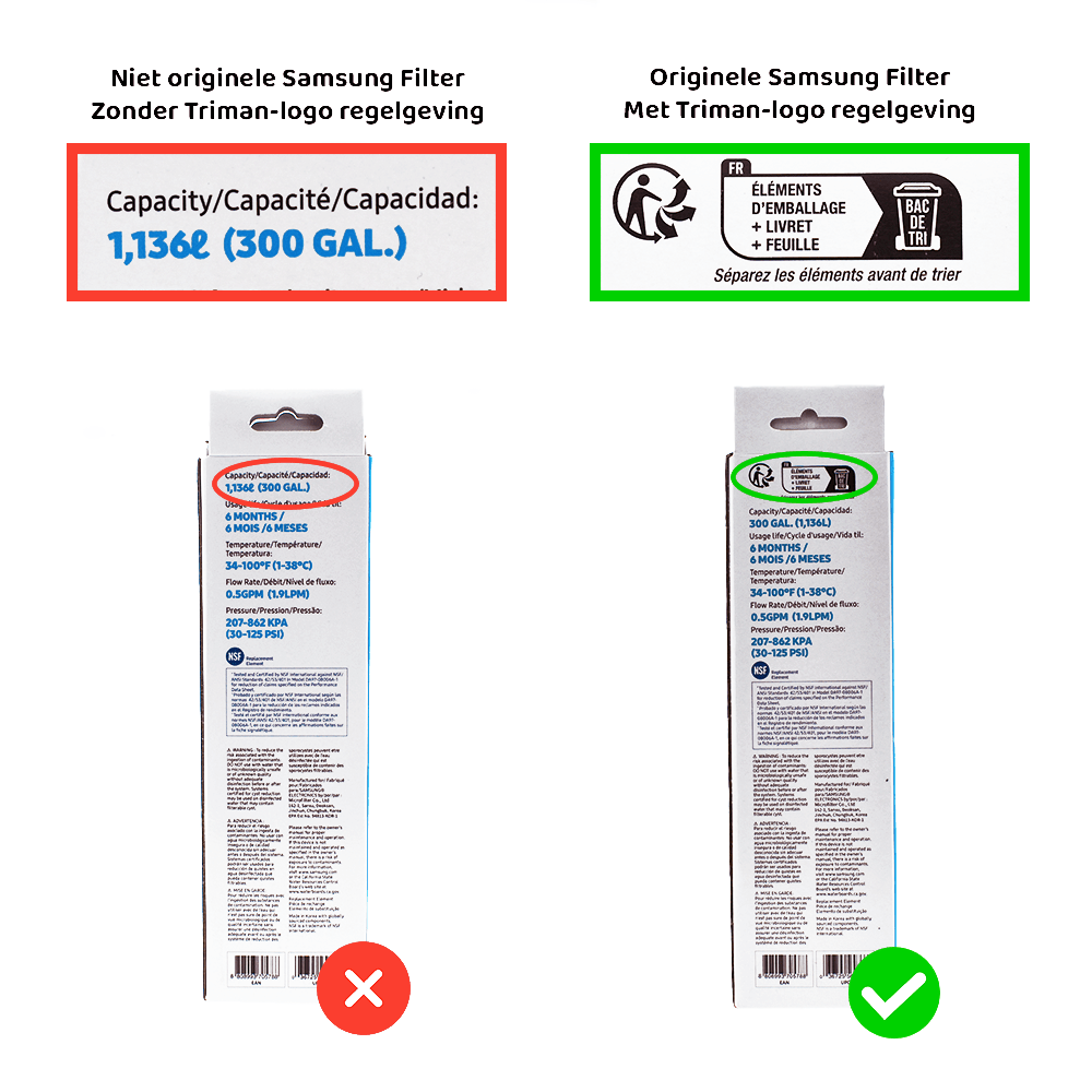 Origineel Samsung Waterfilter HAF-CIN/EXP / DA29-00020B