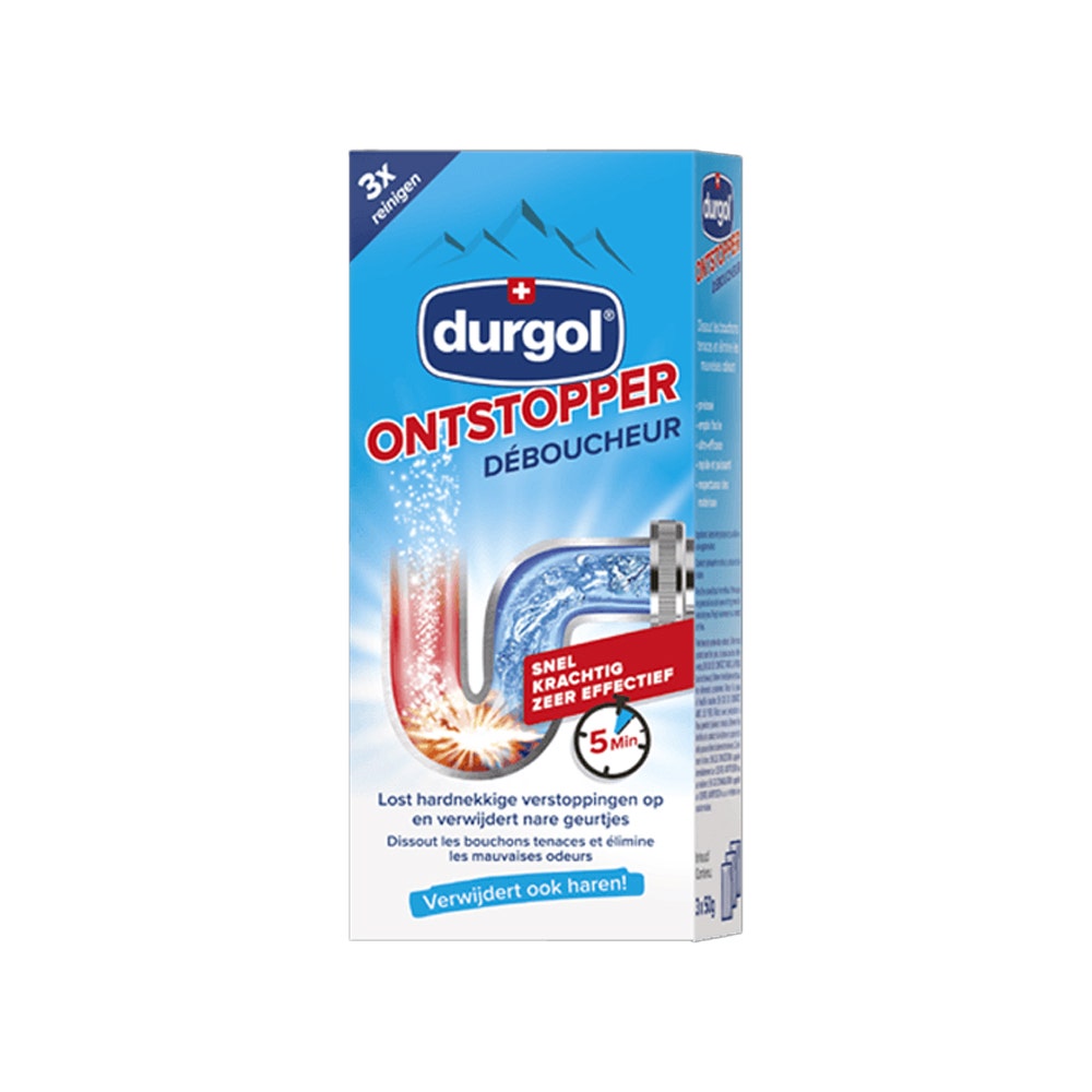 Durgol Afvoerontstopper (3x50g) 