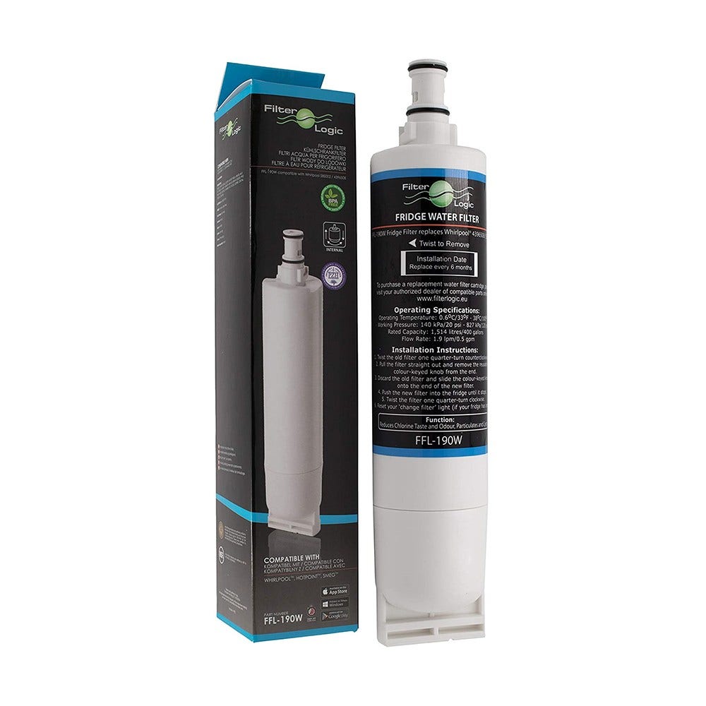 Waterfilter geschikt voor Whirlpool SBS002 / SBS200P
