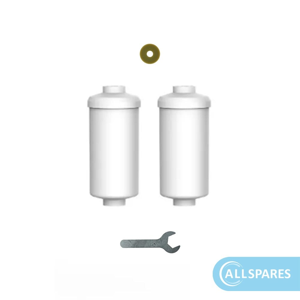 RVS Zwaartekracht Waterfiltersysteem (8,5l) incl. 2 Koolstoffilters & 2 Fluoridefilters