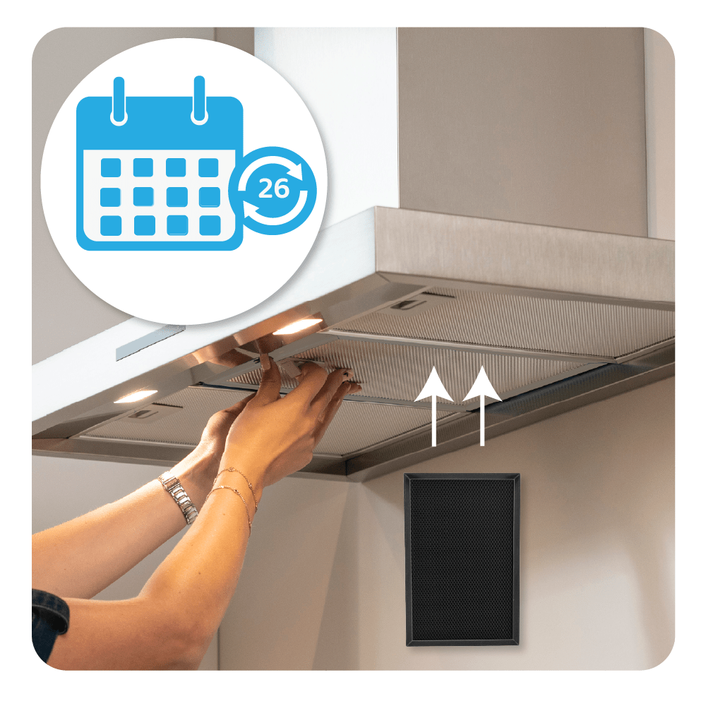 2-in-1 Regenereerbare Koolstoffilter geschikt voor Zanussi 140204164028