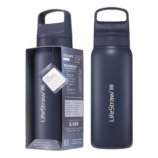 LifeStraw Go 2.0 Series RVS Drinkfles Zeeblauw (1000ml)