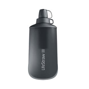 LifeStraw Peak Series Opvouwbare Knijpfles 1l Dark Mountain Gray