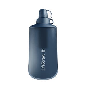 LifeStraw Peak Series Opvouwbare Knijpfles 1l Mountain Blue