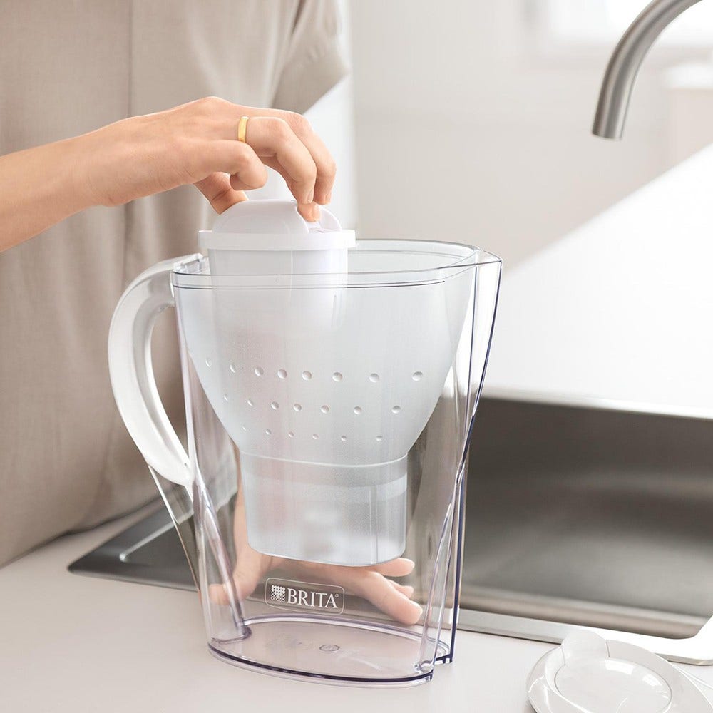 BRITA Marella Waterfilterkan 2.4L + MAXTRA PRO Waterfilter 1051118 (filtert PFAS)