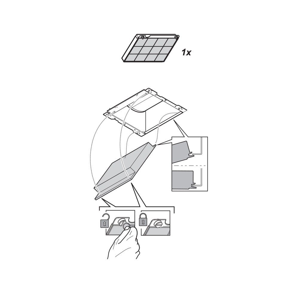 Gorenje Koolstoffilter 197465 / AH040 / AFC011