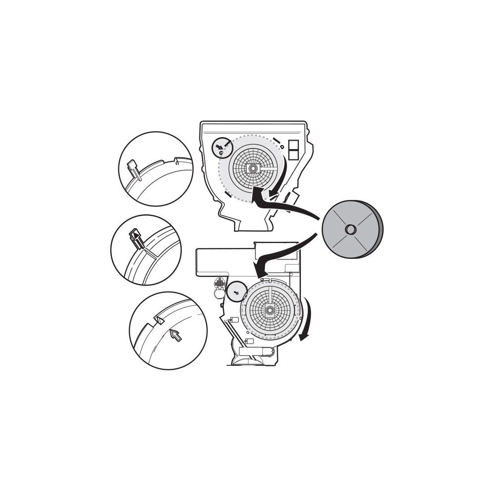Koolstoffilter geschikt voor Electrolux Type 30 / E3CFE30