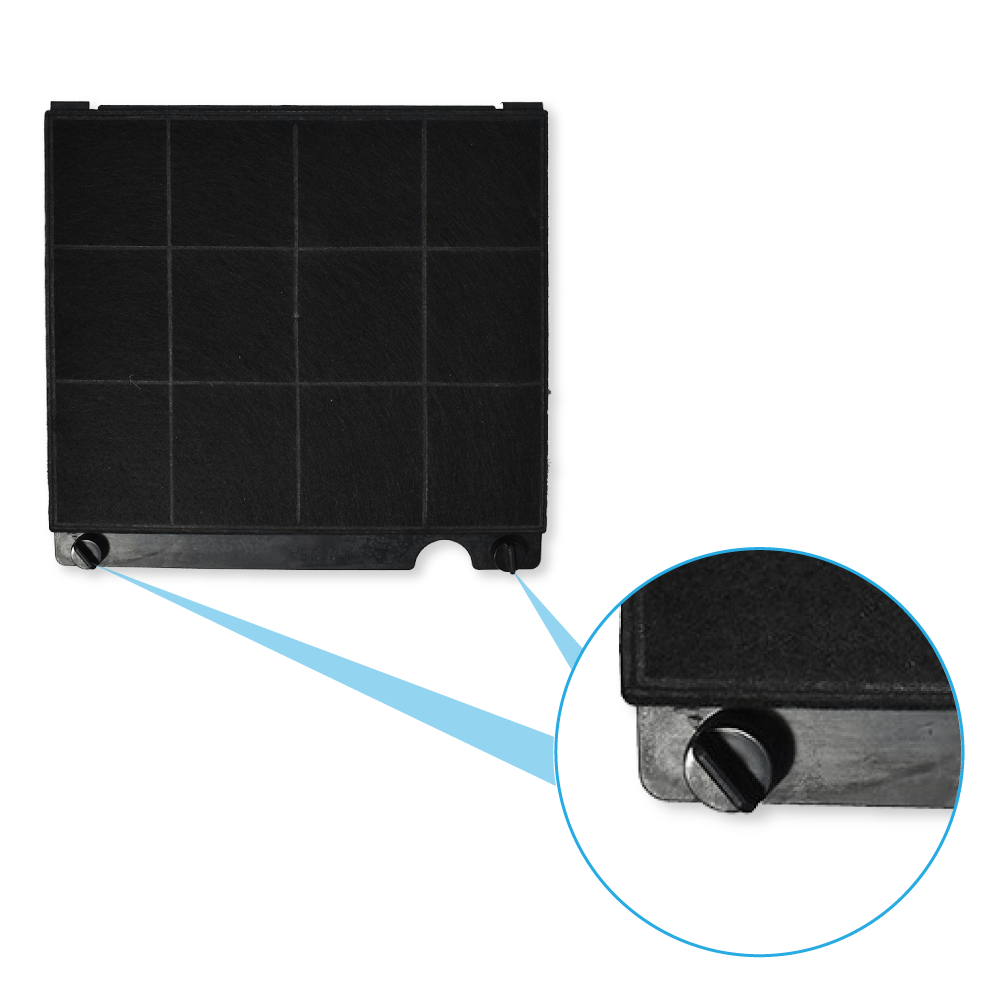 Koolstoffilter geschikt voor Beko KF9178006935