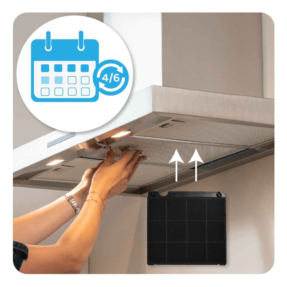 Koolstoffilter geschikt voor Beko KF9178006935