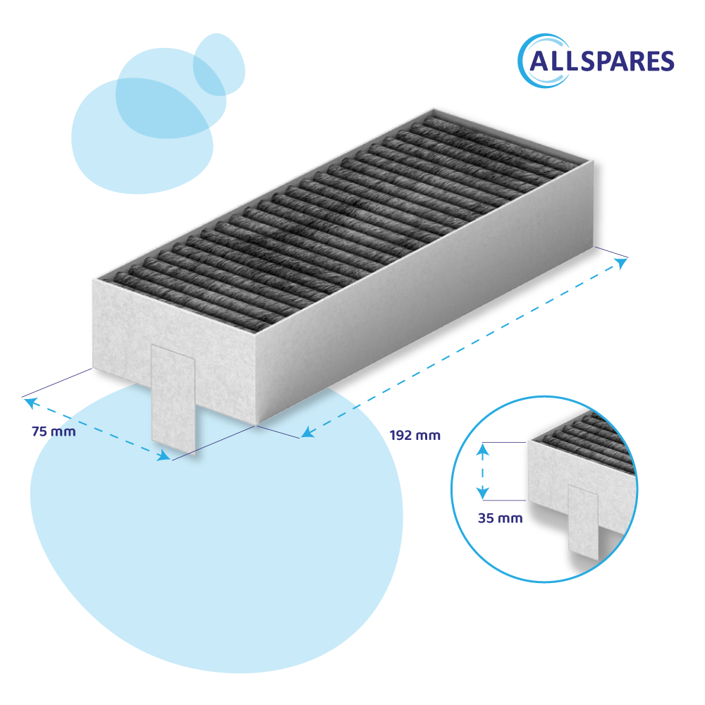 CleanAir Plus Koolstoffilter geschikt voor Siemens iQ300 / iQ500 (4st.)