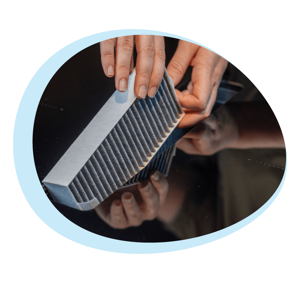 CleanAir Koolstoffilter geschikt voor Siemens 17004796 / HZ9VRCR0 (4st.)