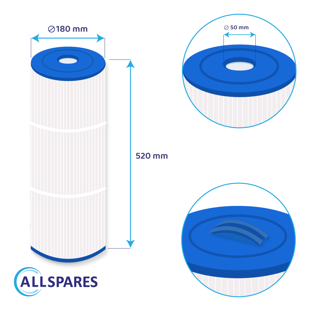 Zwembad Waterfilter geschikt voor Weltico C5 / 62615