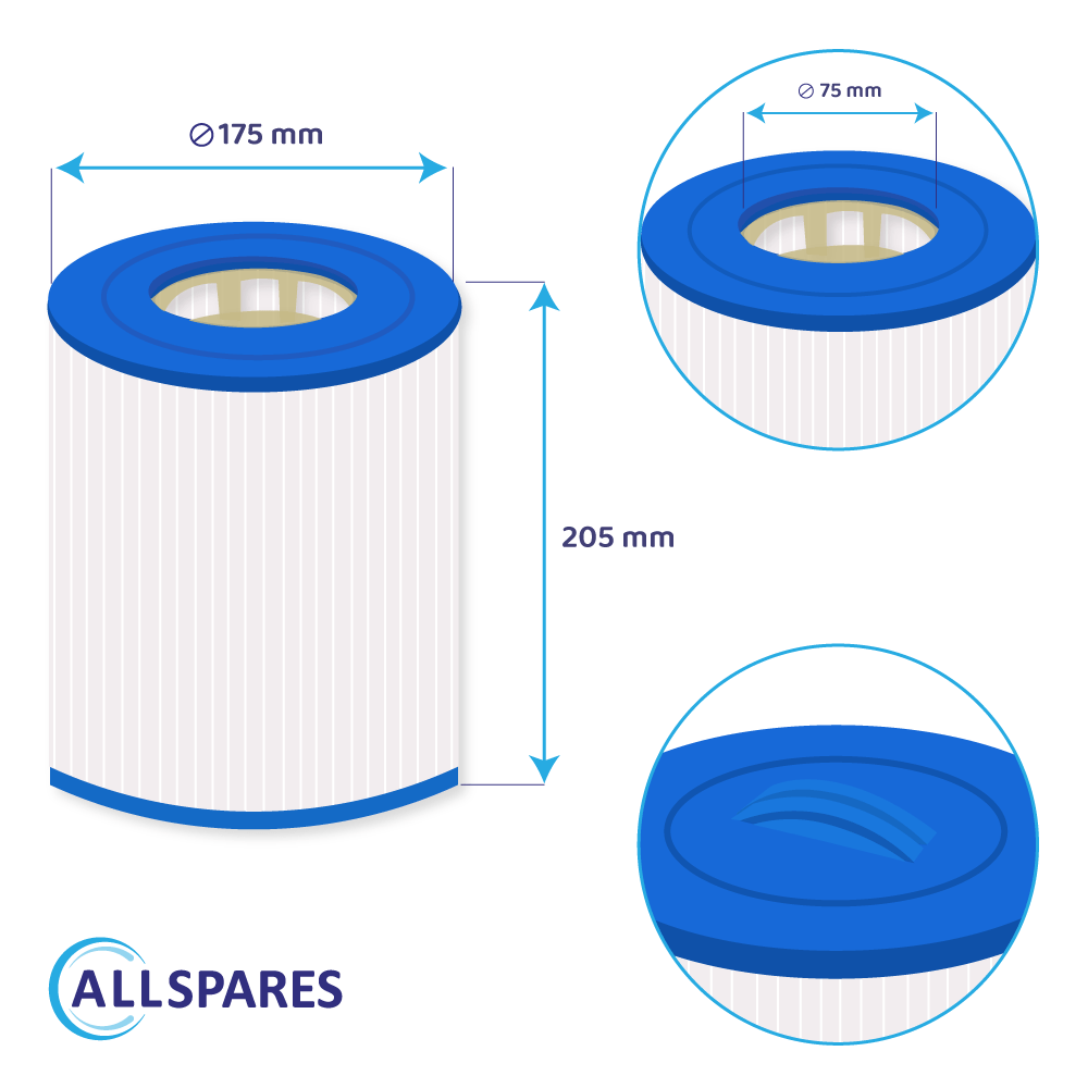 Zwembad Waterfilter geschikt voor Filtrinov FB12