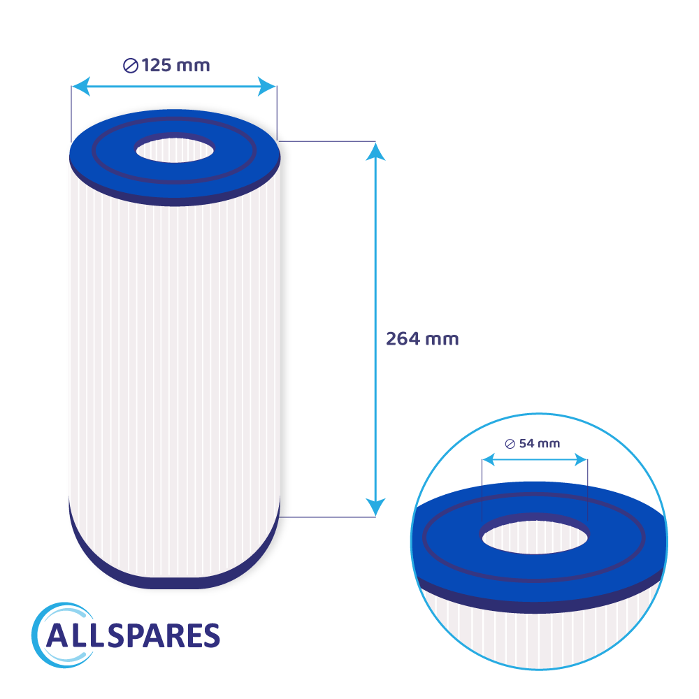 Spa Waterfilter DSF25-50 / C-4429 / FC-3082 / Nemco 30