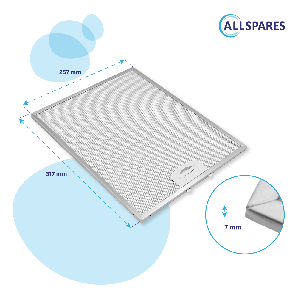 ATAG Metaalfilter 317x257x7mm 181471