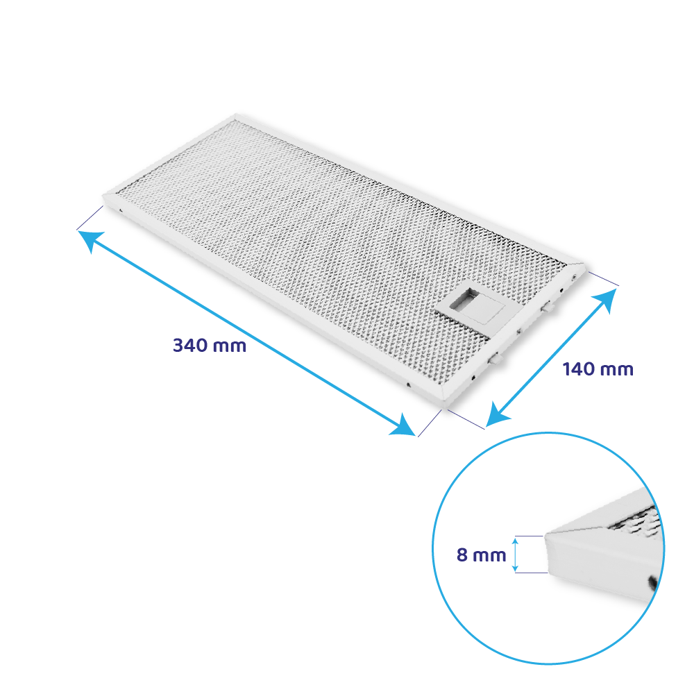 Constructa Metaalfilter 340x140mm 11022471