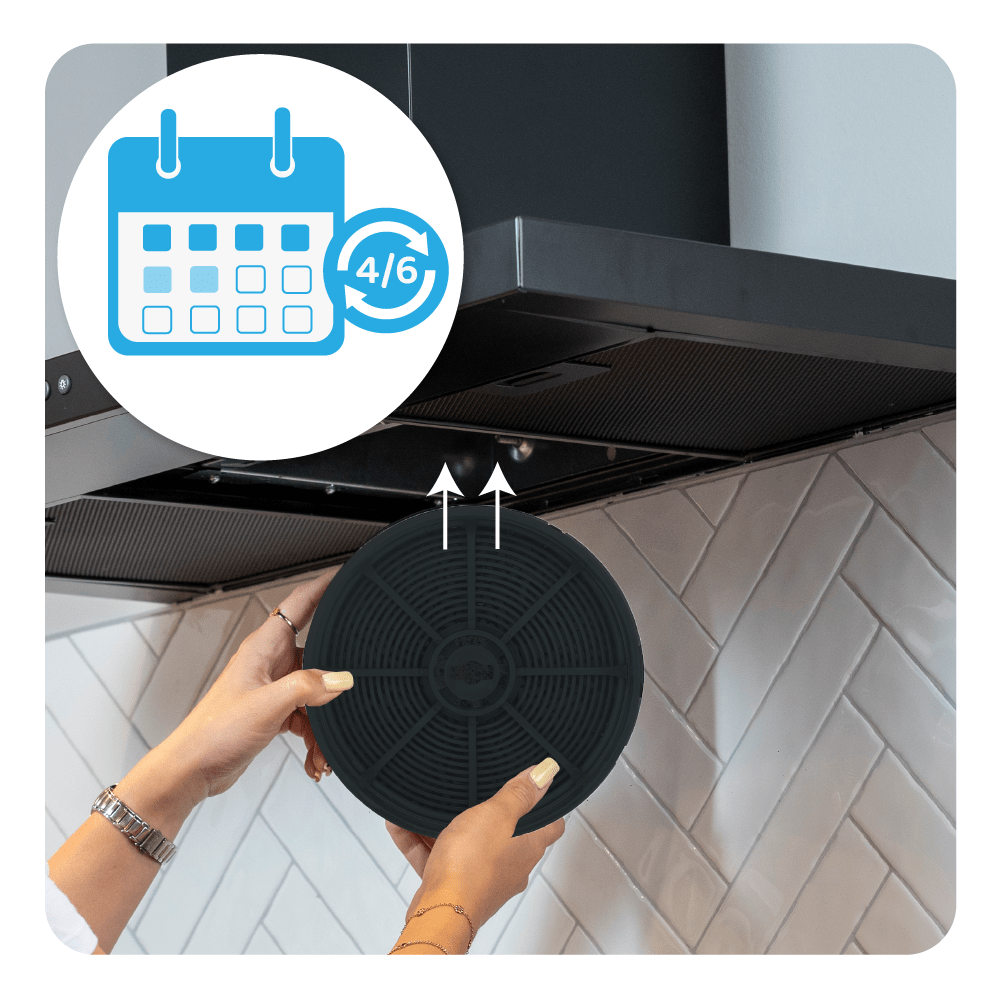 Koolstoffilter geschikt voor Zanussi 9029865749 / ECFB03ST (2St.)