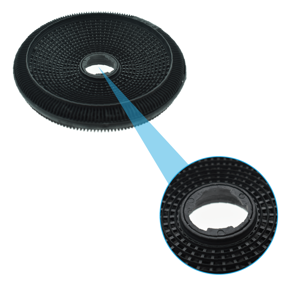 Koolstoffilter geschikt voor DeDietrich 74X3895 (2St.)