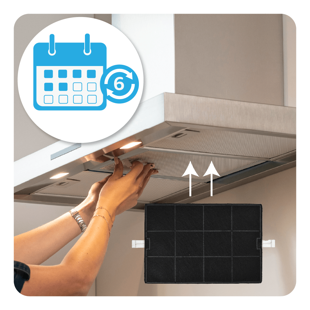 Koolstoffilter geschikt voor Gaggenau 00351210 / 351210