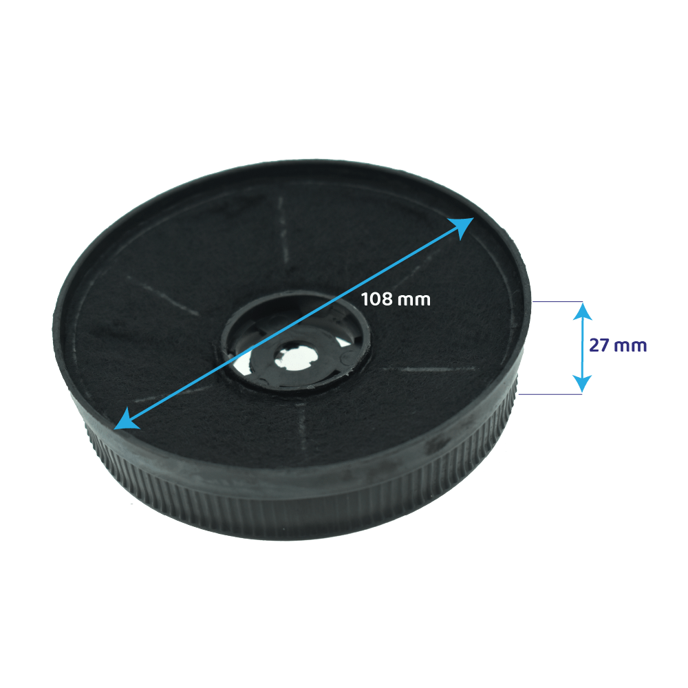 Inventum Koolstoffilter AKP60/90RVS, AKB60/90RVS (2st.)