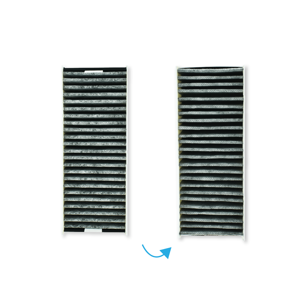 CleanAir Premium Koolstoffilterset Made in Germany met Extra Actieve Koolstof geschikt voor Bosch set 17007113 / HEZ9VRUD0